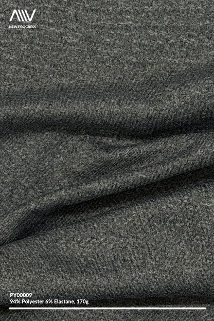 PY00009 - Quick-Dry Lightweight Stretch Heather Jersey - 170G