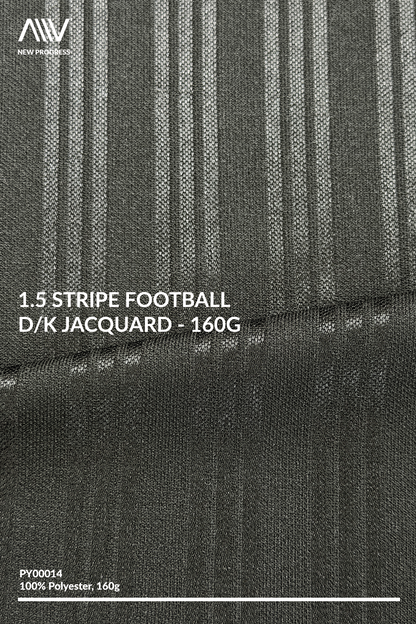 PY00014 - 1.5 Stripe Football D/K Jacquard - 160G