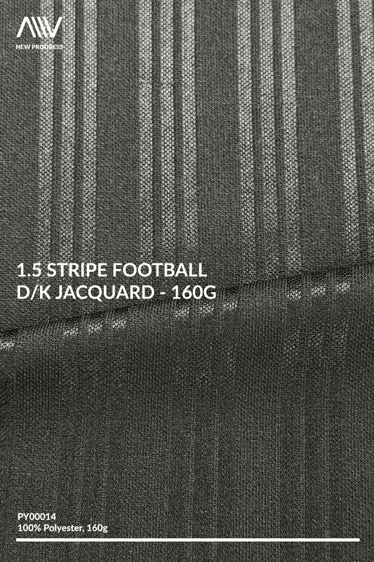 PY00014 - 1.5 Stripe Football D/K Jacquard - 160G
