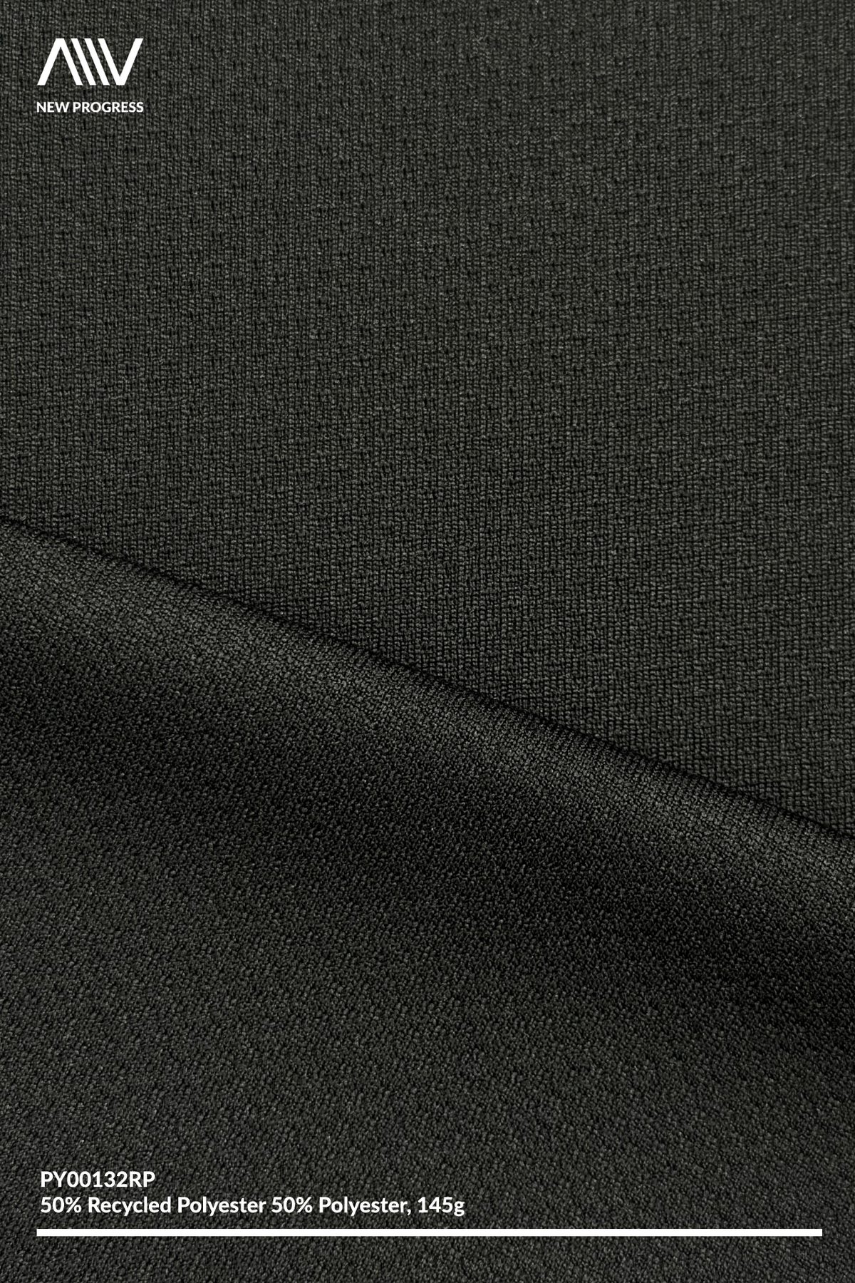 PY00132RP - Recycled Permanent Dry Fit UPF 50+ Jacquard - 145G