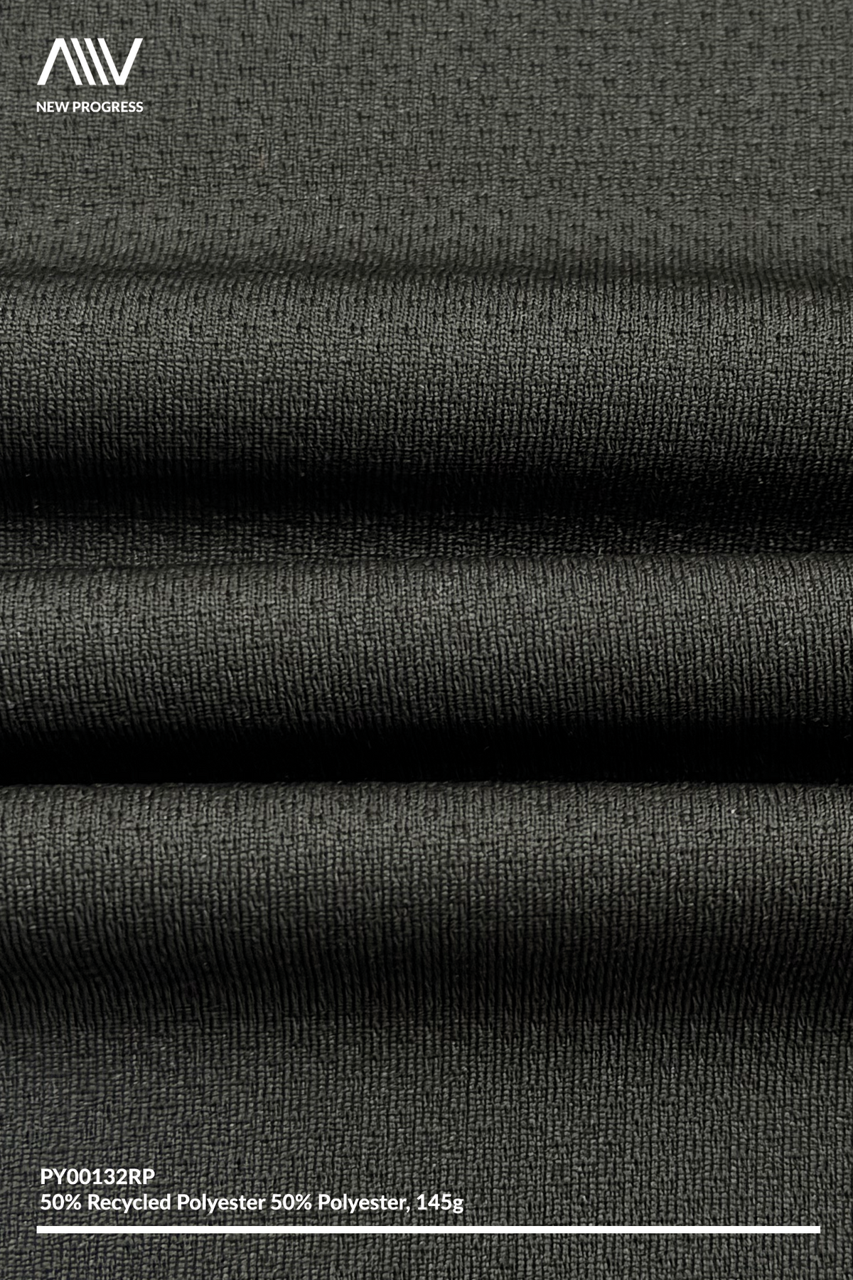 PY00132RP - Recycled Permanent Dry Fit UPF 50+ Jacquard - 145G