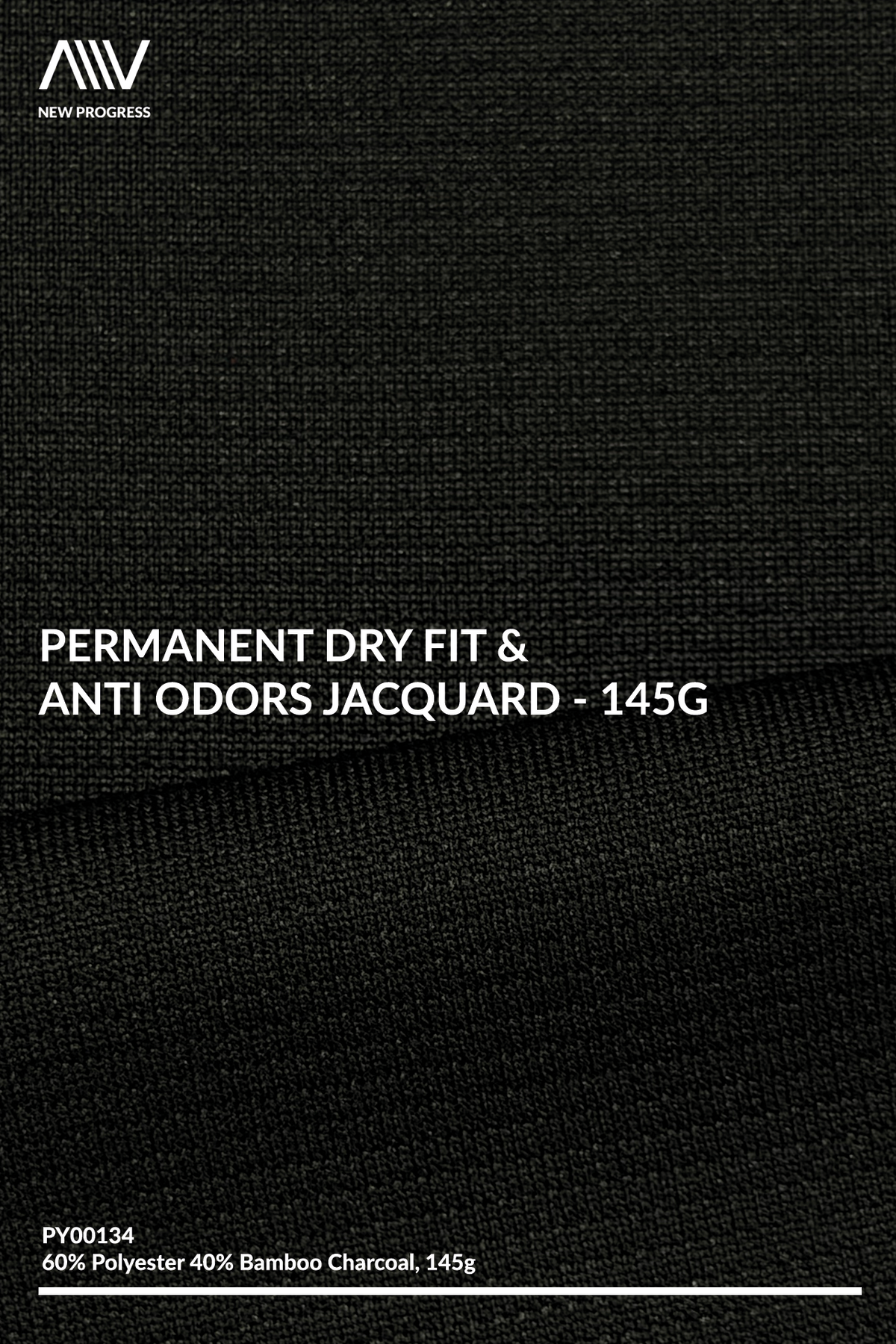 PY00134 - Permanent Dry Fit & Anti Odors Jacquard - 145G