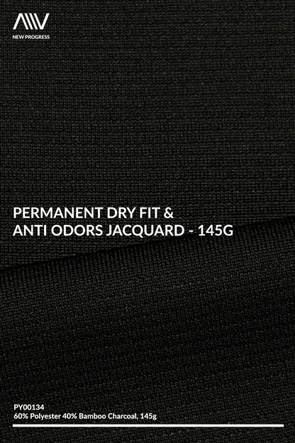 PY00134 - Permanent Dry Fit & Anti Odors Jacquard - 145G