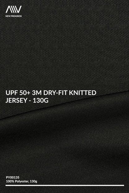 PY00135 - UPF 50+ 3M Dry-Fit Knitted Jacquard - 130G