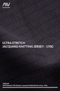 PYS0007 - ULTRA STRETCH JACQUARD KNITTING JERSEY - 170G