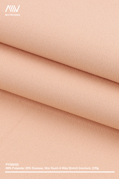 PYIS0003 - ULTRA SOFT SKIN TOUCH 4-WAY STRETCH INTERLOCK - 220G