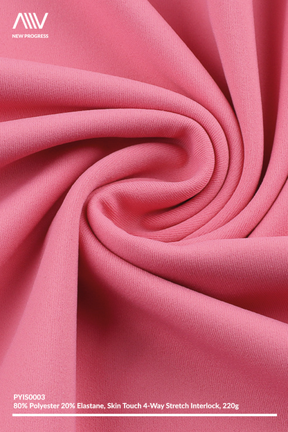 PYIS0003 - ULTRA SOFT SKIN TOUCH 4-WAY STRETCH INTERLOCK - 220G