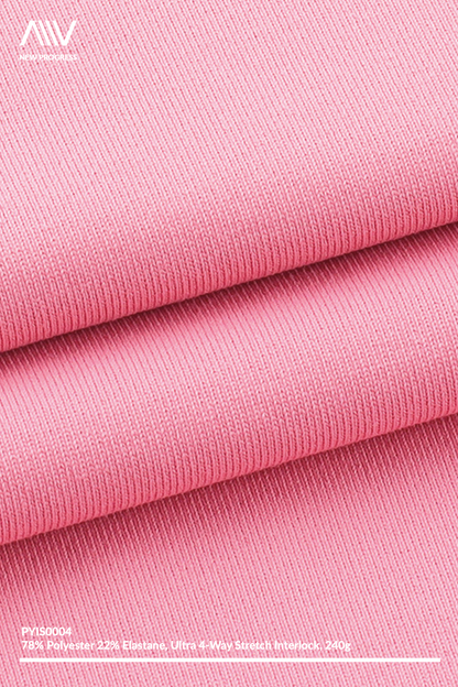 PYIS0004 - ULTRA 4 WAY STRETCH MID-WEIGHT INTERLOCK- 240G
