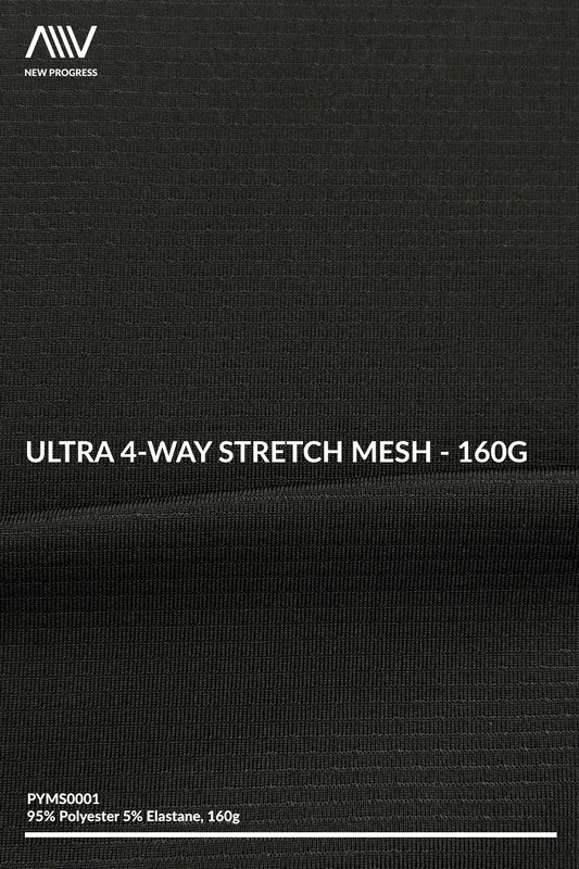 PYMS0001 - Ultra 4-Way Stretch Mesh - 160G