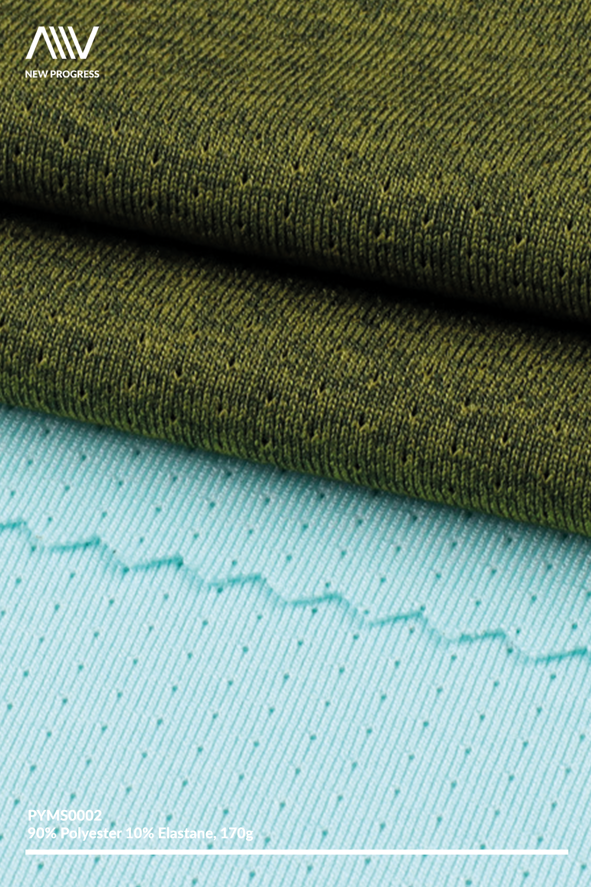 PYMS0002 - Lightweight Breathable Stretch Heather Mesh - 170G