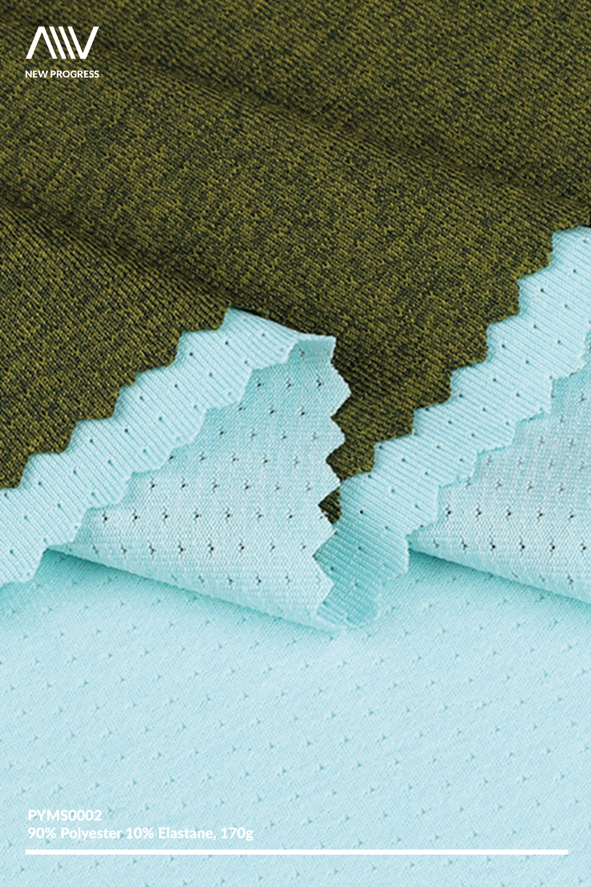 PYMS0002 - Lightweight Breathable Stretch Heather Mesh - 170G