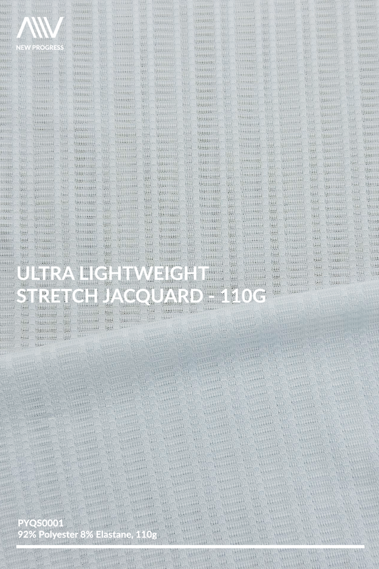 PYQS0001 - Ultra Lightweight Stretch Jacquard - 110G