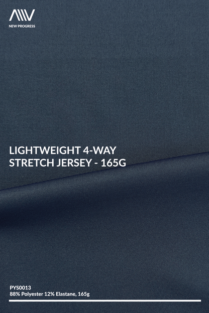 PYS0013 - Lightweight 4-Way Stretch Jersey - 165G