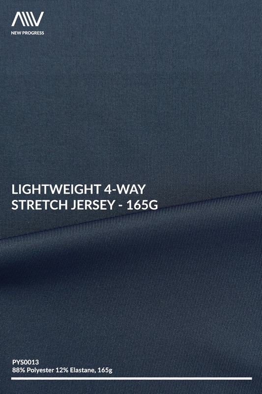 PYS0013 - Lightweight 4-Way Stretch Jersey - 165G