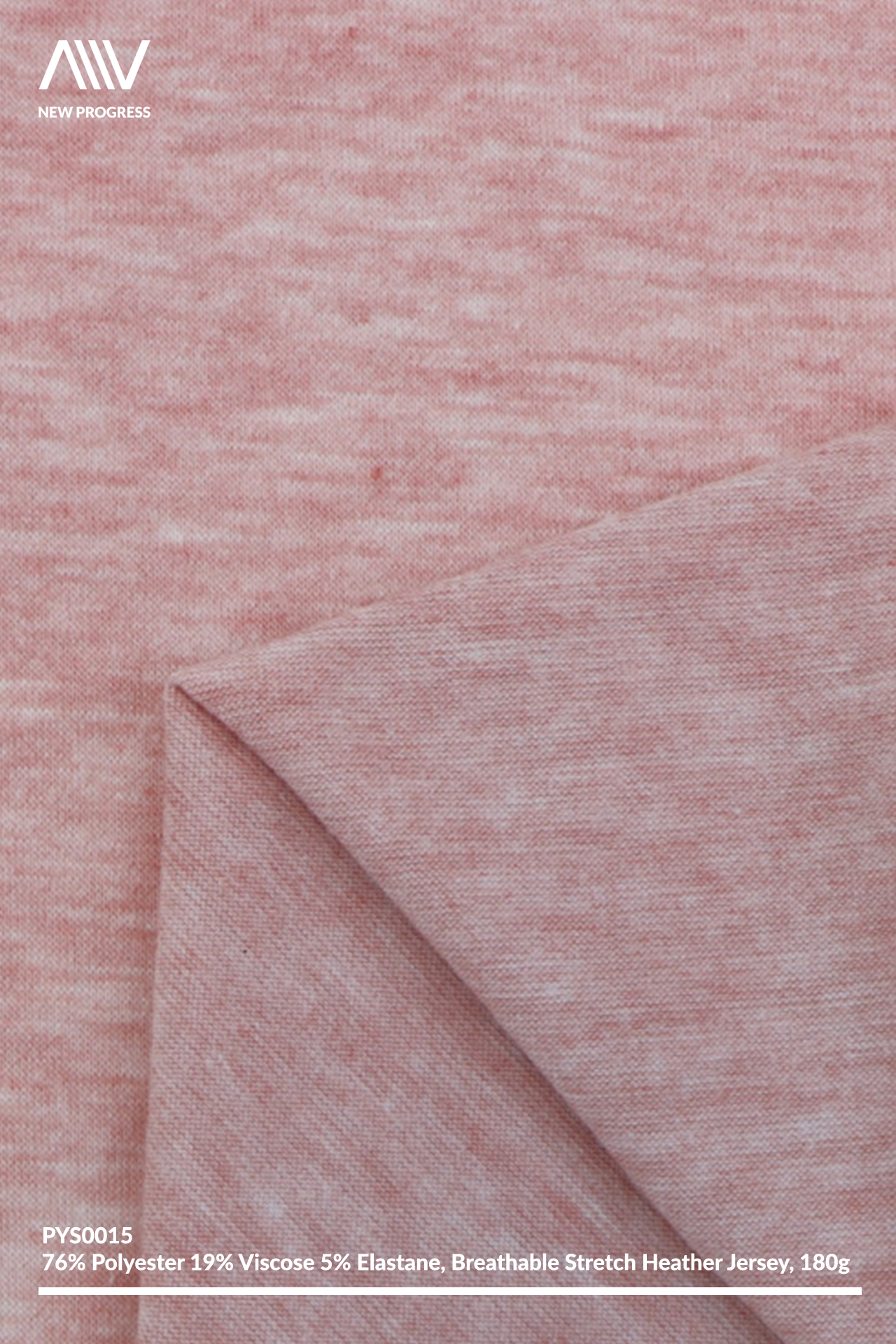 PYS0015 - ULTRA SOFT LIGHTWEIGHT STRETCH HEATHER JERSEY - 180G