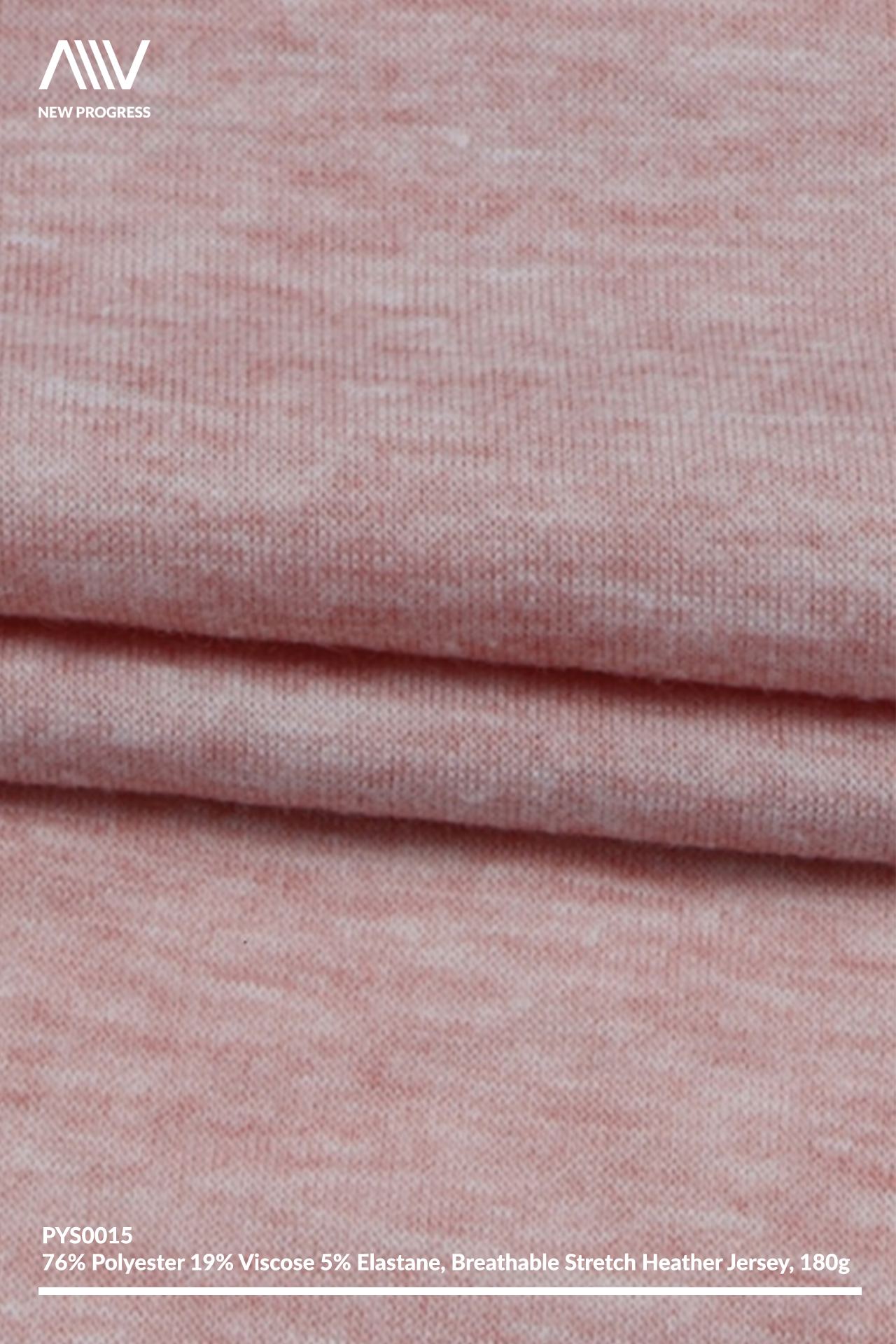 PYS0015 - ULTRA SOFT LIGHTWEIGHT STRETCH HEATHER JERSEY - 180G