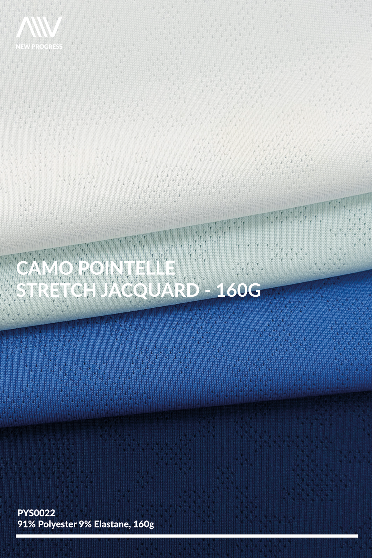 PYS0022 - Camo Pointelle Stretch Jacquard - 160G