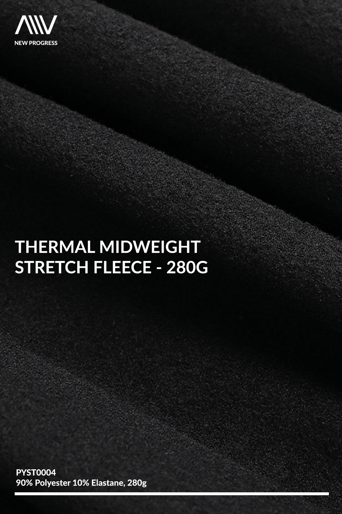 SPN22024D - Stretch Thermal Fleece Curve Hem Outdoor Hoodie