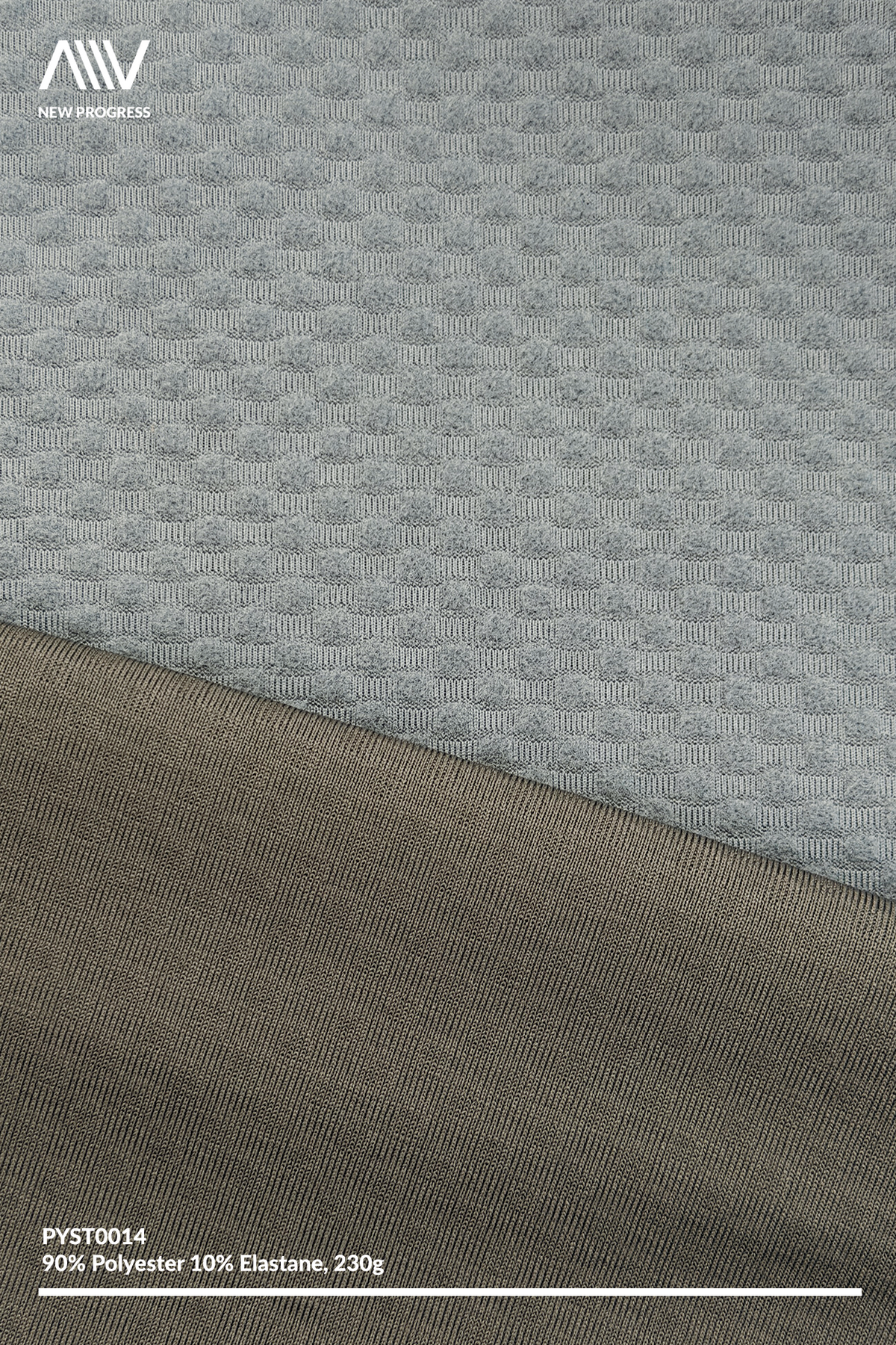PYST0014 - Lightweight Tofu Grid Stretch D/K Jacquard - 230G