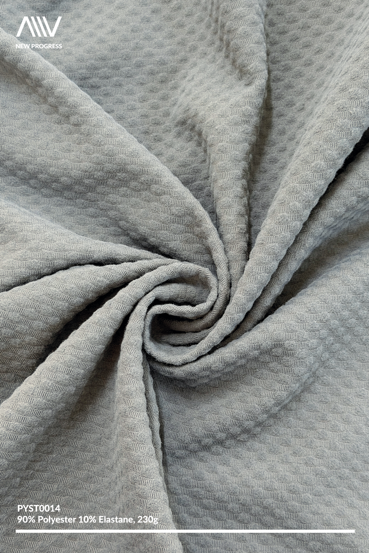 PYST0014 - Lightweight Tofu Grid Stretch D/K Jacquard - 230G