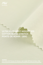 RM00005 - ULTRA SOFT LIGHT-WEIGHT 50S COTTON BLEND STRETCH PONTE-DE-ROMA - 180G