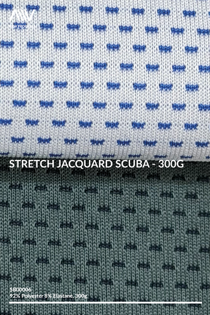 SB00006 - Stretch Jacquard Scuba - 300G