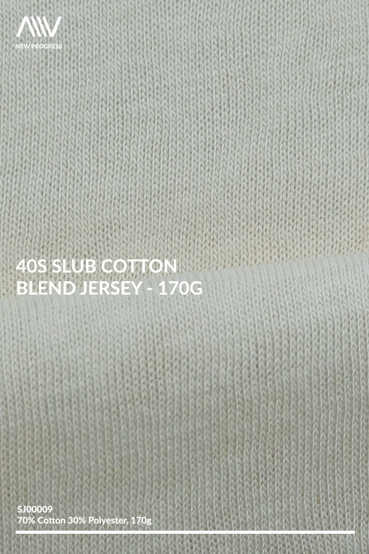 SJ00009 - 40s Slub Cotton Blend Jersey - 170G