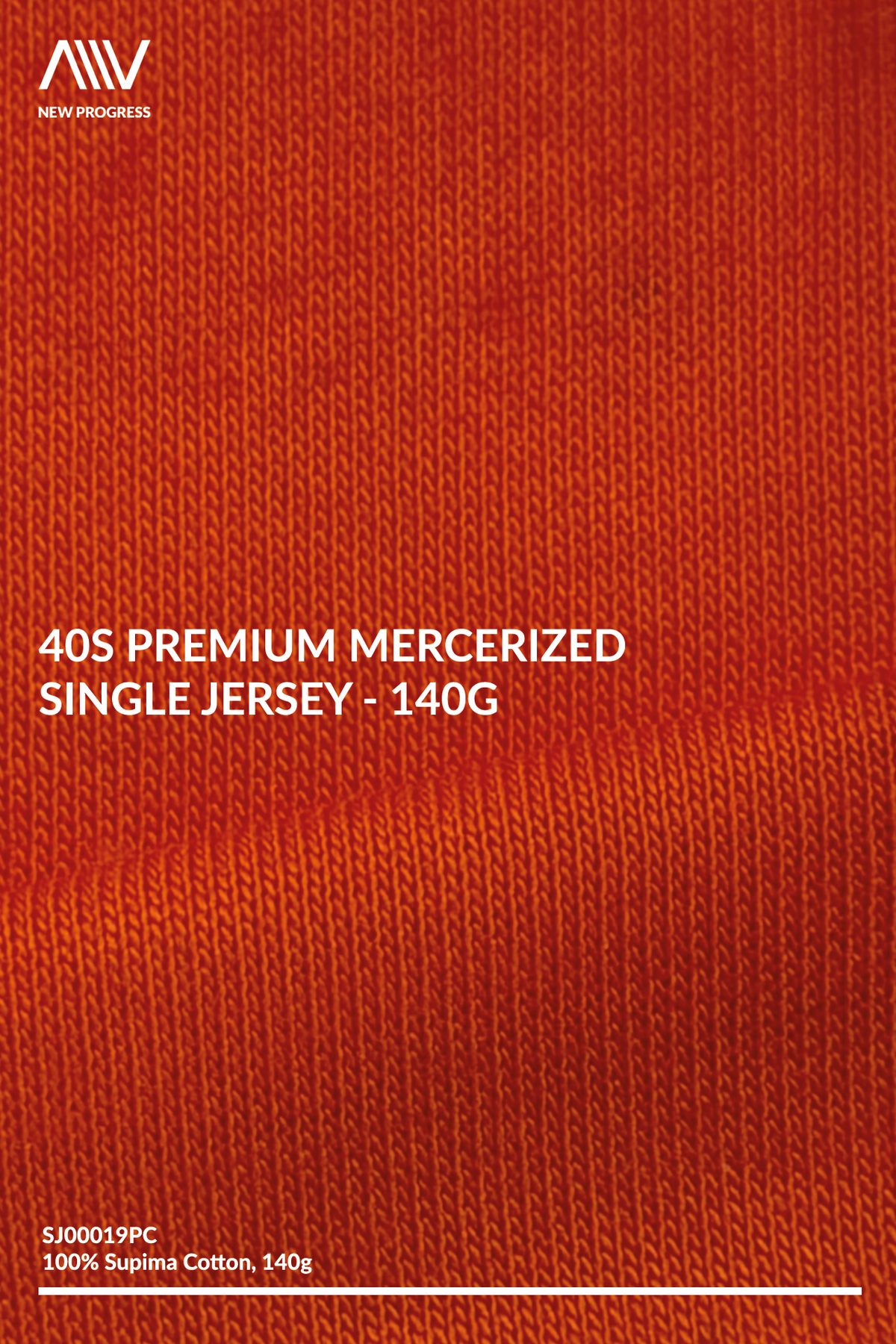 SJ00019PC - 40s Premium Mercerized Single Jersey - 140G
