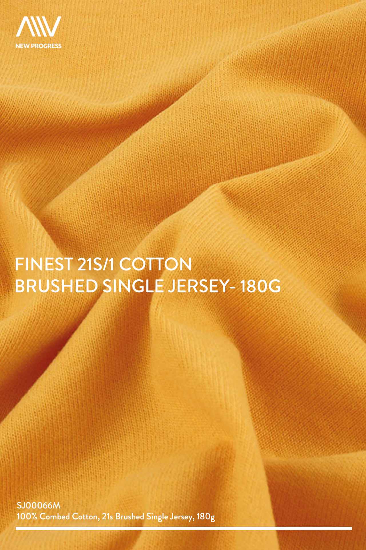 SJ00066M - FINEST 21S/1 COTTON BRUSHED SINGLE JERSEY- 180G