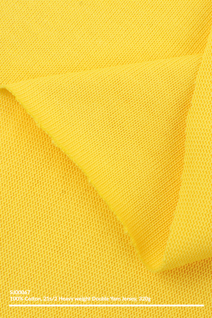 SJ00067 - FINEST 21S/2 COTTON DOUBLE YARN JERSEY - 320G