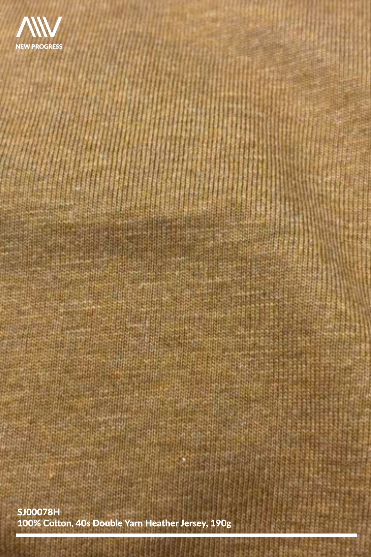 SJ00078H - QUICK-DRY COTTON 40S/2 DOUBLE YARN HEATHER JERSEY - 190G