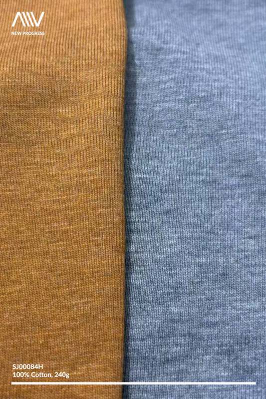 SJ00084H - Quick-Dry Cotton 32s/2 Heather Jersey - 240G