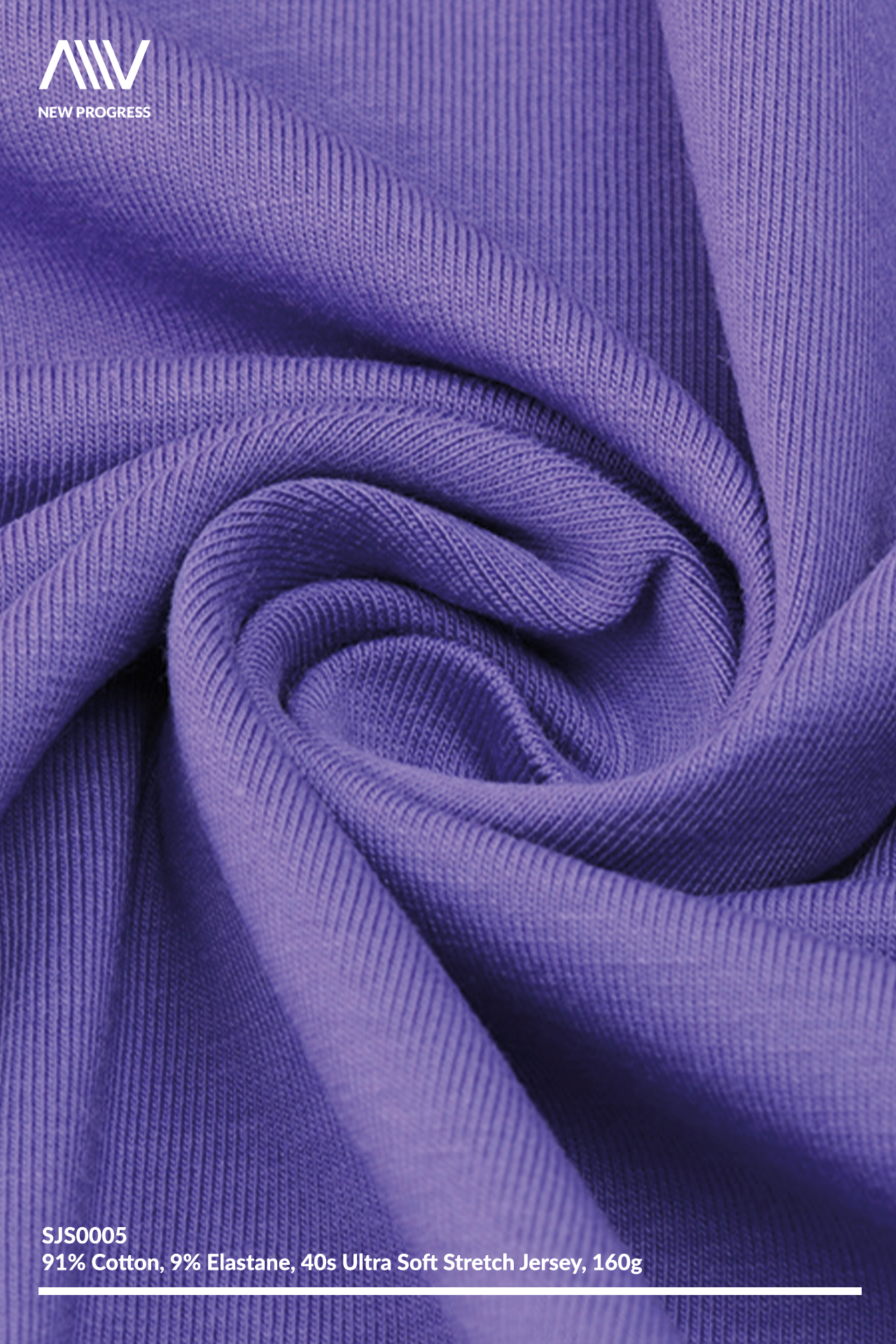 SJS0005 - ULTRA SOFT LIGHT-WEIGHT 40S STRETCH COTTON JERSEY - 160G