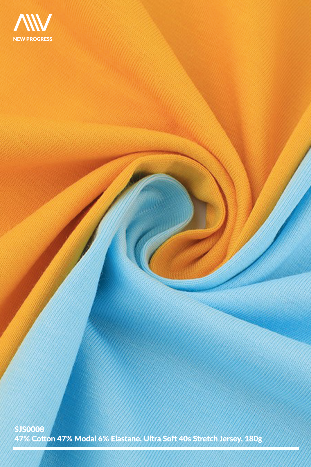 SJS0008 - ULTRA SOFT 40S COTTON MODAL STRETCH JERSEY - 180G