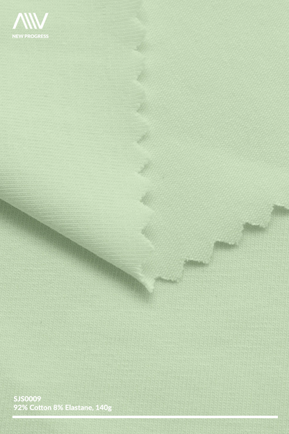 SJS0009 - Natural Lightweight Softness 40s Stretch Cotton Jersey - 140G