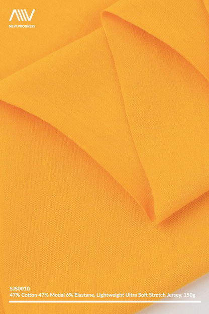 SJS0010 - ULTRA SOFT 40S COTTON MODAL STRETCH JERSEY - 150G