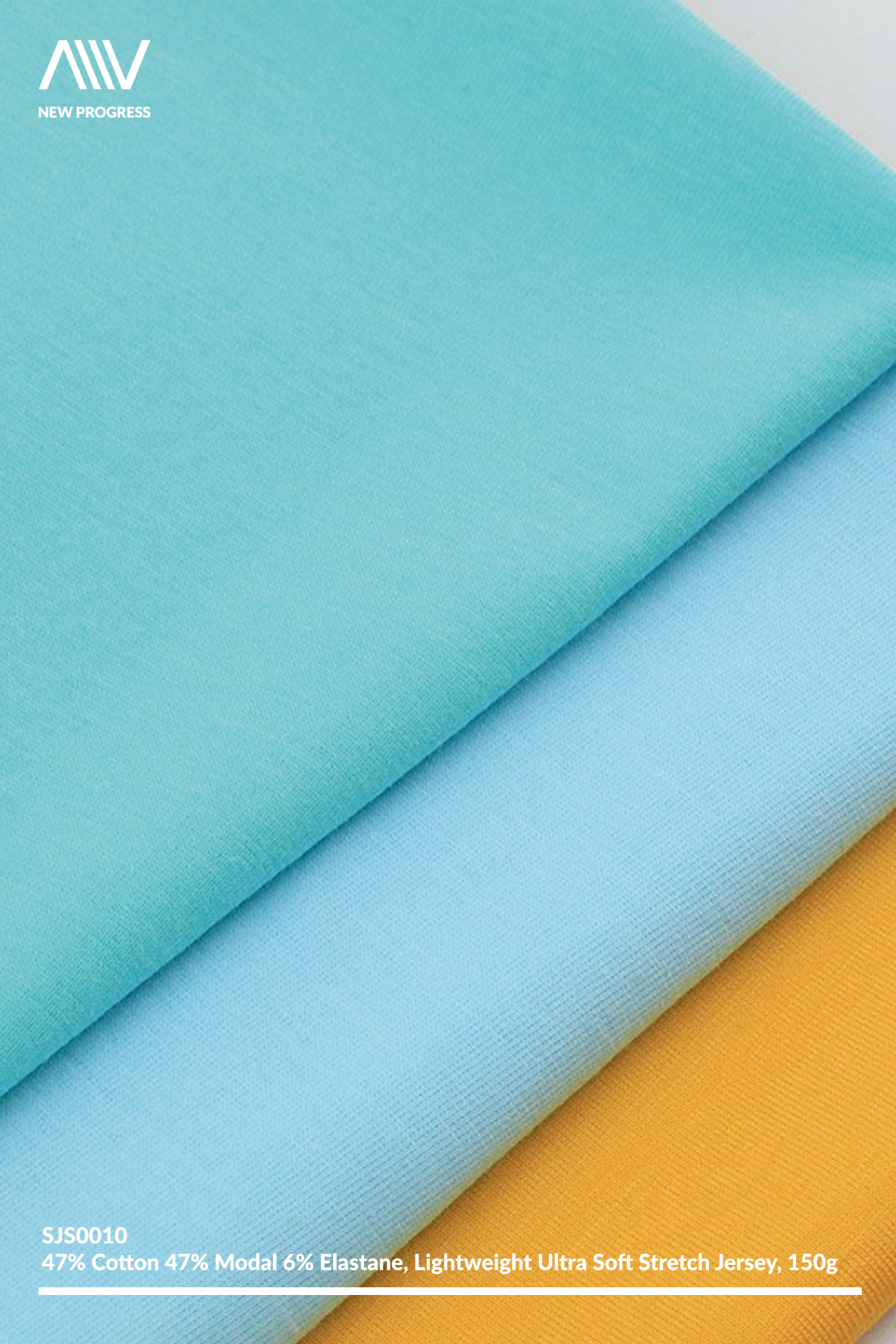 SJS0010 - ULTRA SOFT 40S COTTON MODAL STRETCH JERSEY - 150G