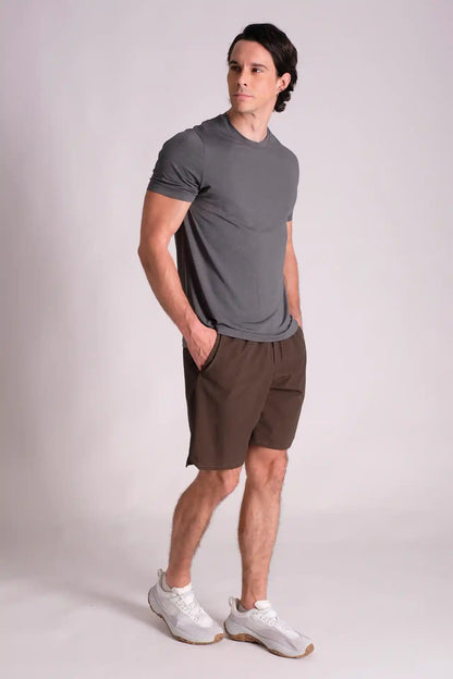 SPE0115 - Lightweight Stretch Nylon Performance Short 8.5" - Army