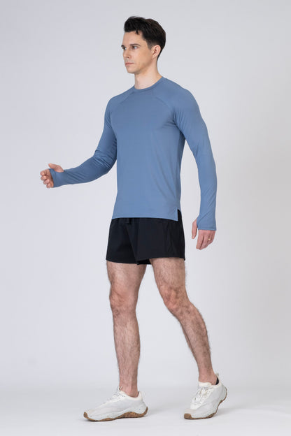 SPE0125 - Lightweight Stretch Nylon Workout Short 4.0" - Black