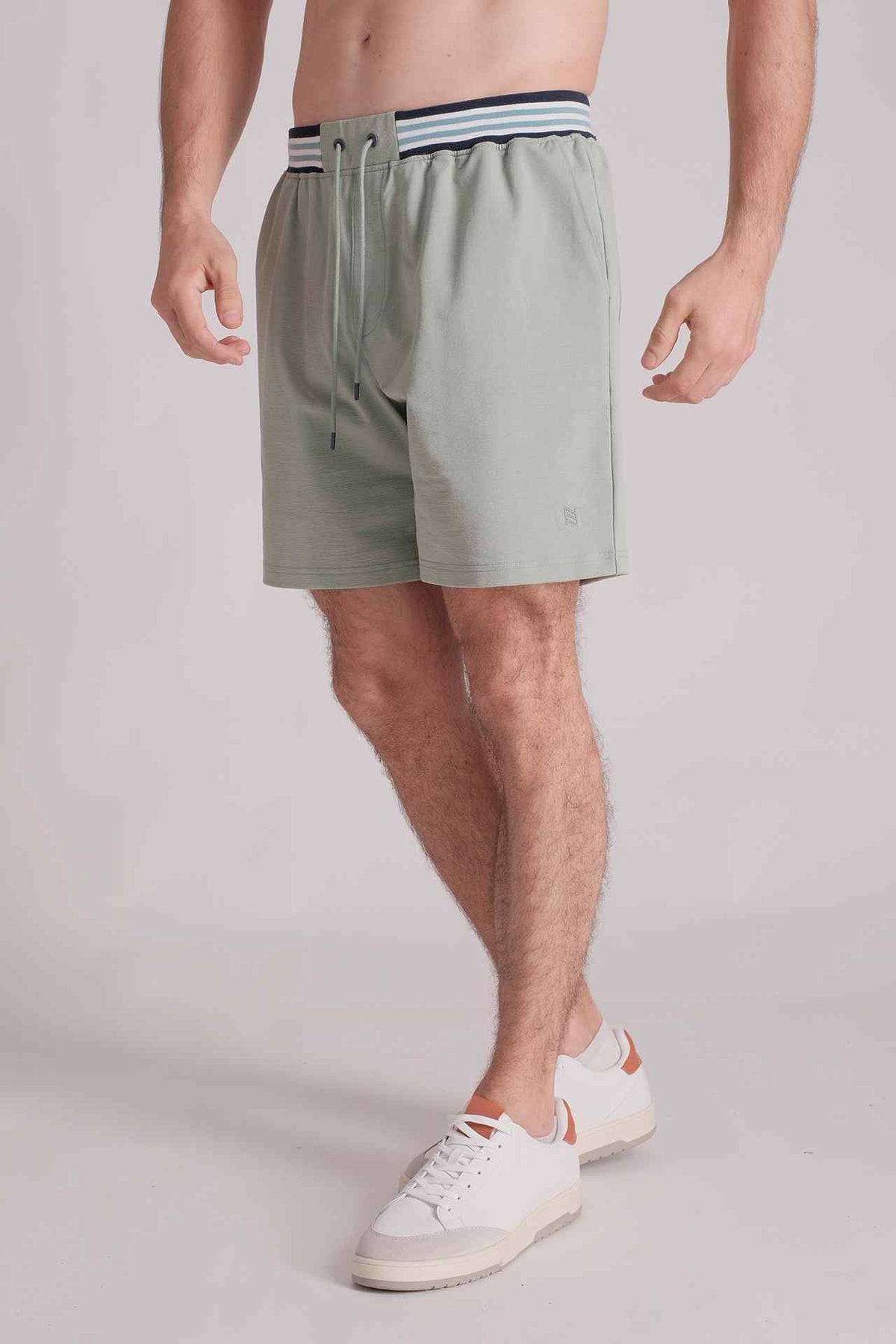 SPE0135A - Essential Flat-knit Waistband Sweat-Short 7"