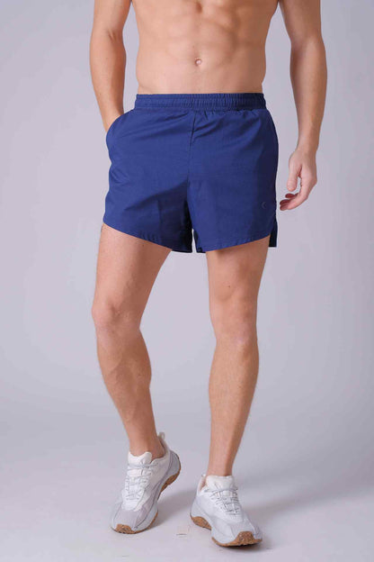 SPE0136 - Lightweight Stretch Ripstop Running Shorts 4.5" - Navy
