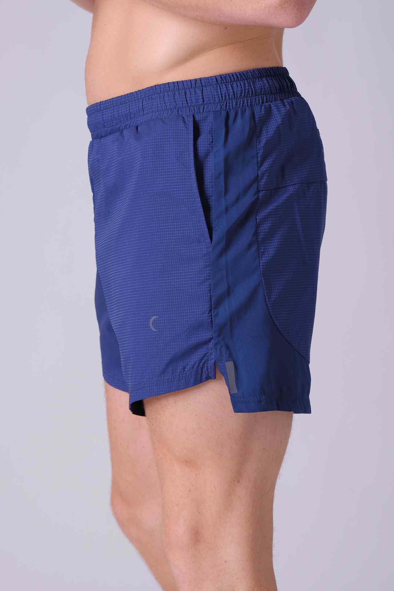 SPE0136 - Lightweight Stretch Ripstop Running Shorts 4.5" - Navy