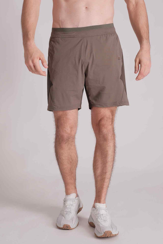 SPE0139 - Lightweight Stretch Nylon Workout Liner Short 7.0" - Army