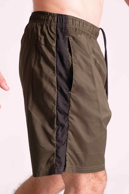 SPE0144 - Lightweight Stretch Ripstop Running Short 7" - Army