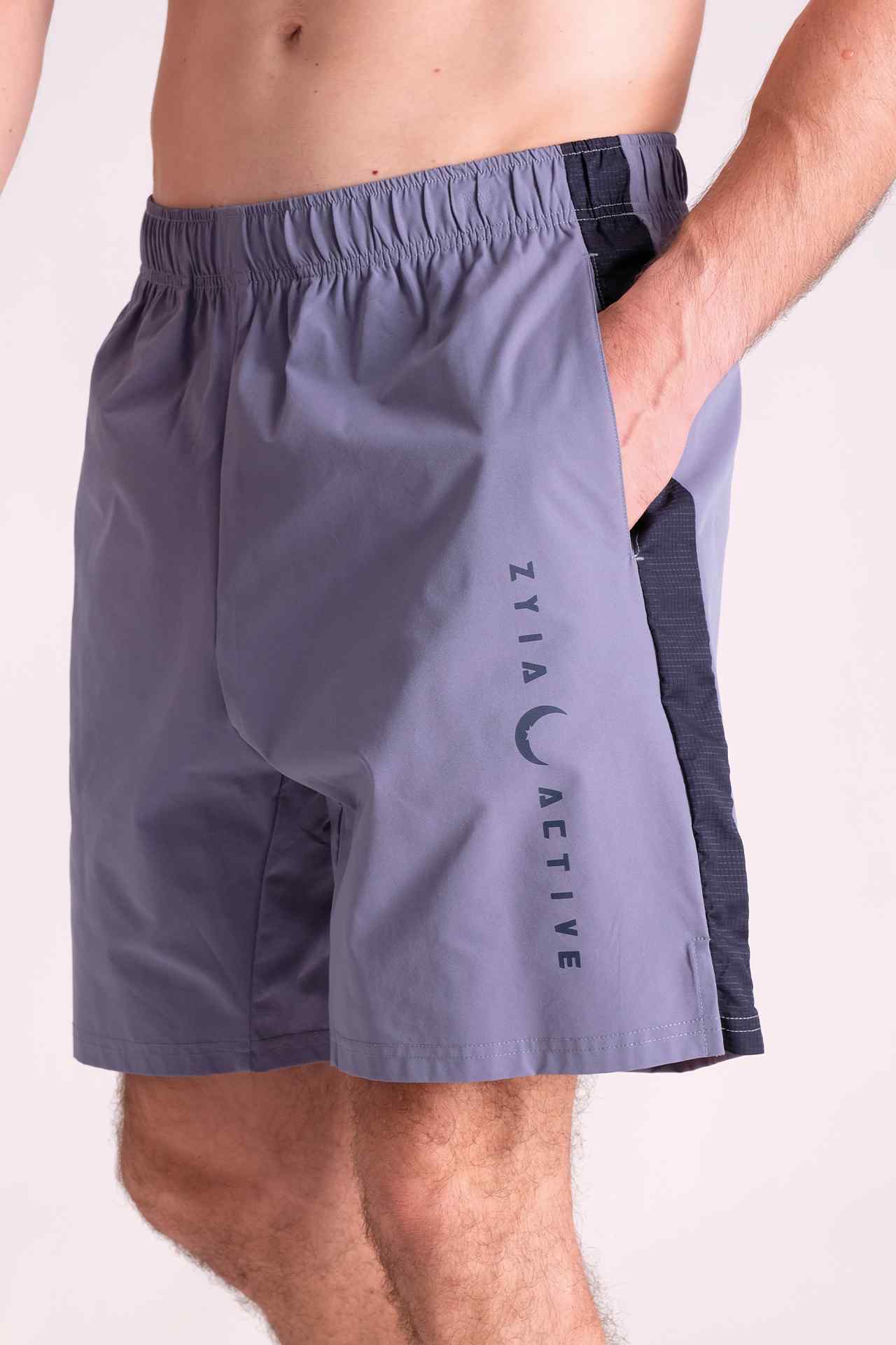 SPE0144 - Lightweight Water Resistant Side Mesh Performance Short 7.0" - Slate