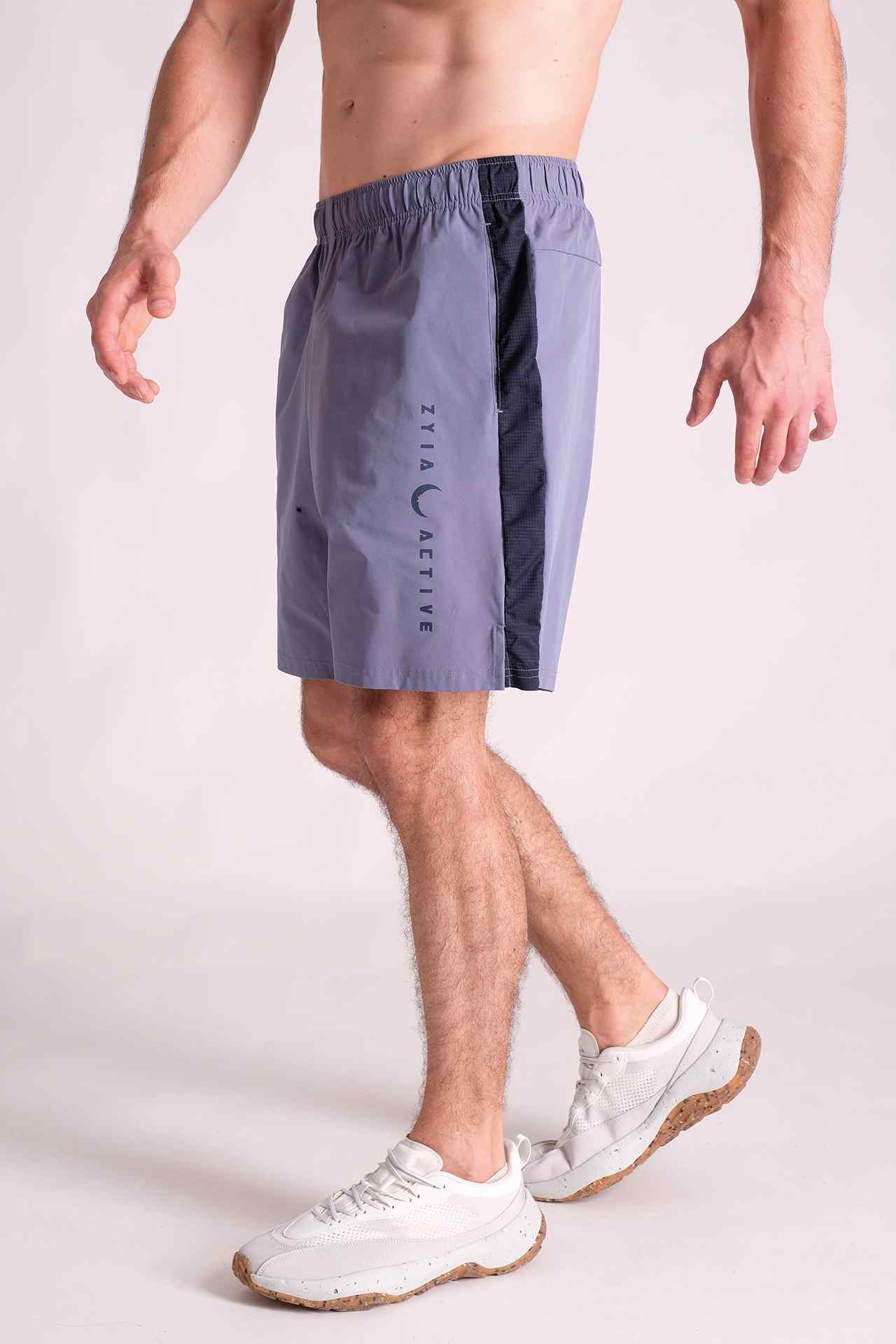 SPE0144 - Lightweight Water Resistant Side Mesh Performance Short 7.0" - Slate