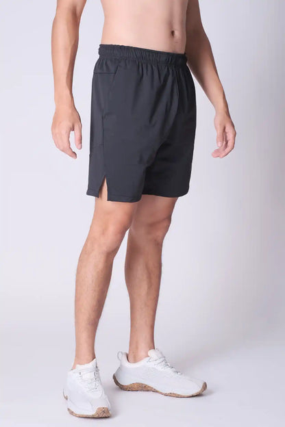SPE0146 - Quick-Drying Stretch Workout Short 7.0" - Black