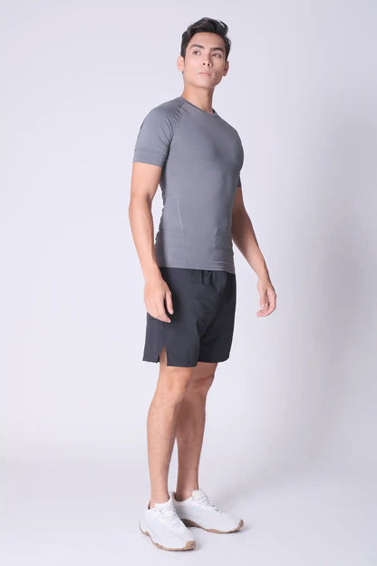 SPE0146 - Quick-Drying Stretch Workout Short 7.0" - Black