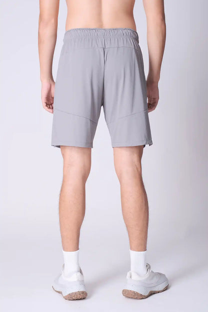 SPE0146 - Stretch Jacquard Knitting Workout Short 7.0" - Grey