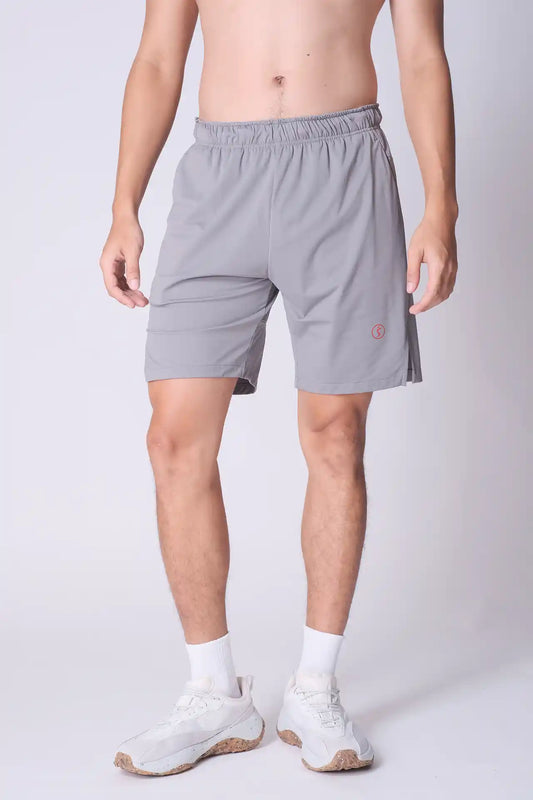 SPE0146 - Stretch Jacquard Knitting Workout Short 7.0" - Grey